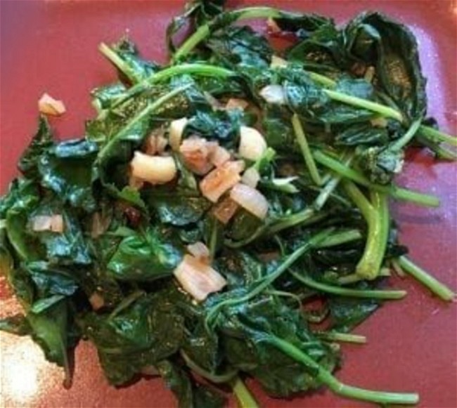 Image of Garlic Spinach