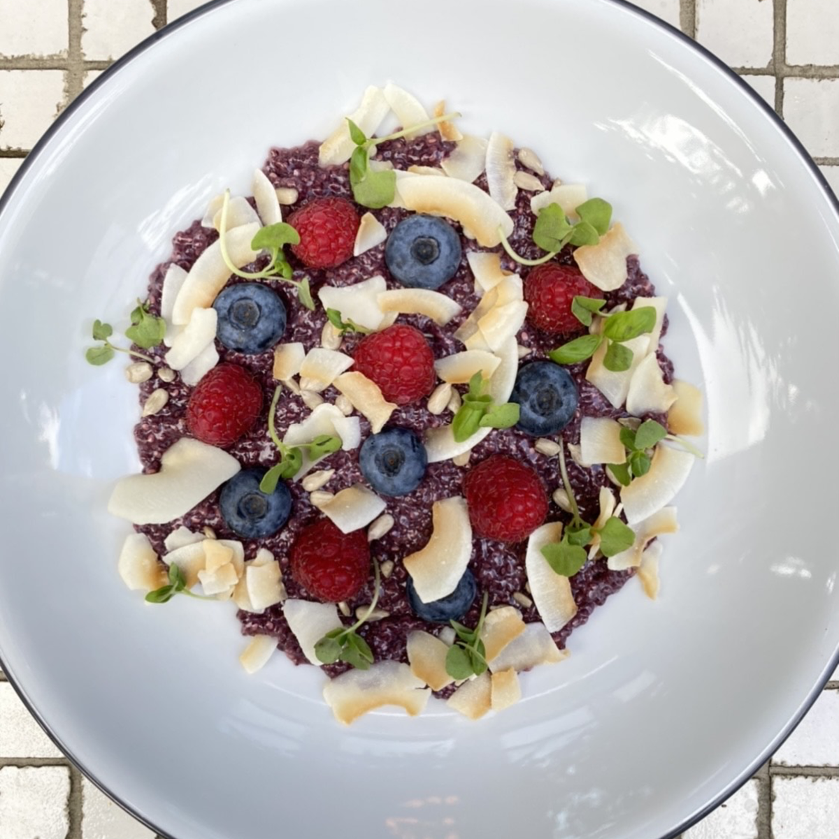 HASKAP & COCONUT CHIA SEED PUDDING