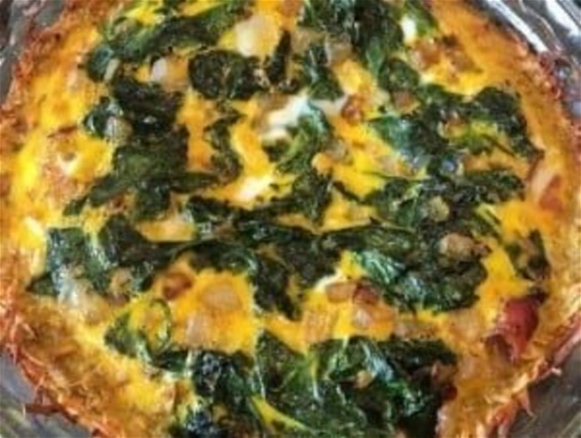 Image of Bacon Spinach Quiche