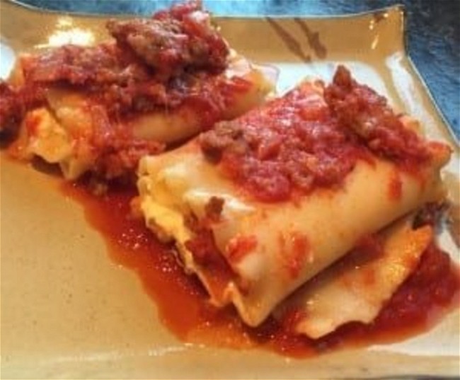 Image of Sausage Lasagna Roll ups