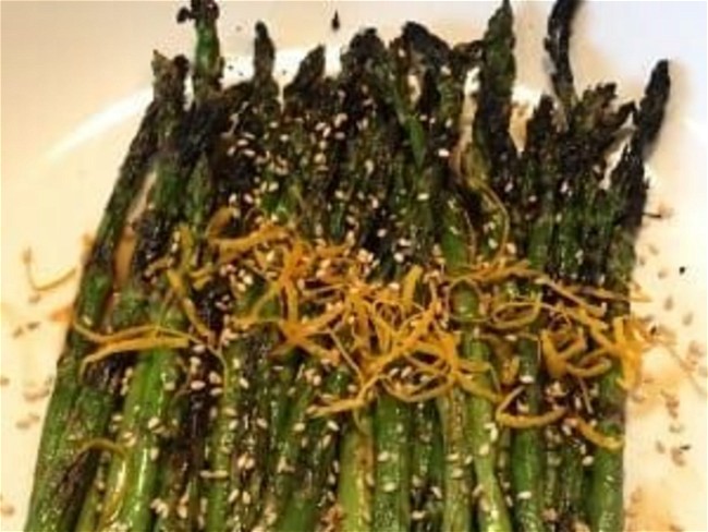 Image of Grilled Asparagus with Asian Marinade