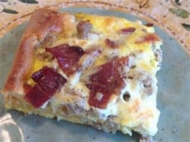 Image of Breakfast Casserole with Bacon & Breakfast Sausage