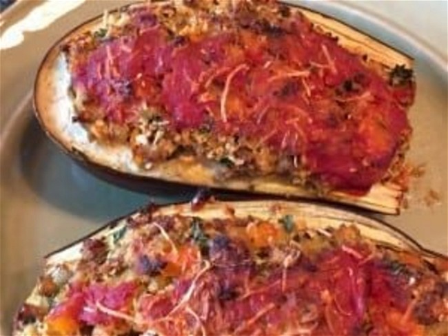 Image of Marina's Stuffed Eggplant