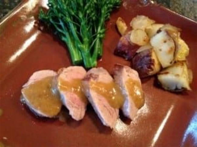 Image of Pork Tenderloin with Honey Mustard Sauce