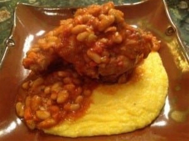 Image of Braised Pork Shanks & Beans