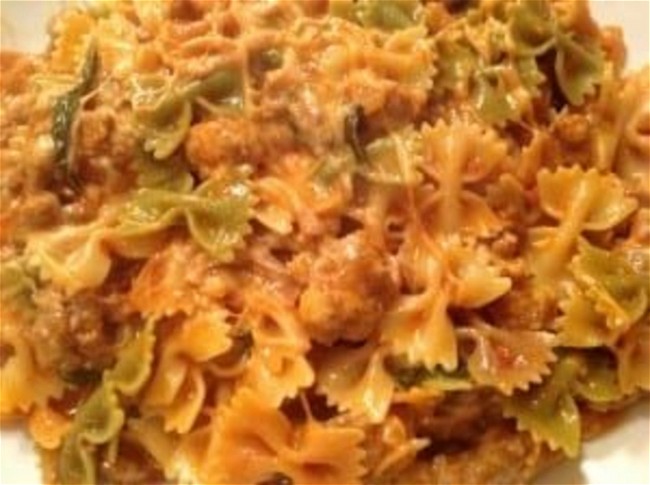 Image of Farfalle with Italian Sausage