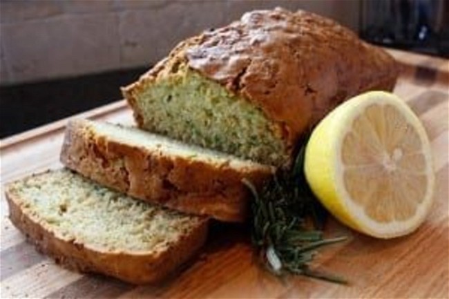 Image of Lemon Rosemary Zucchini Bread