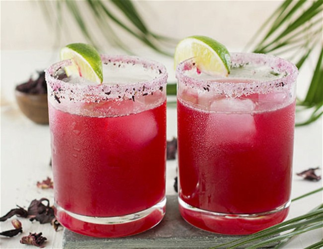 Image of Ginger Jamaica (Hibiscus Flower) Margarita