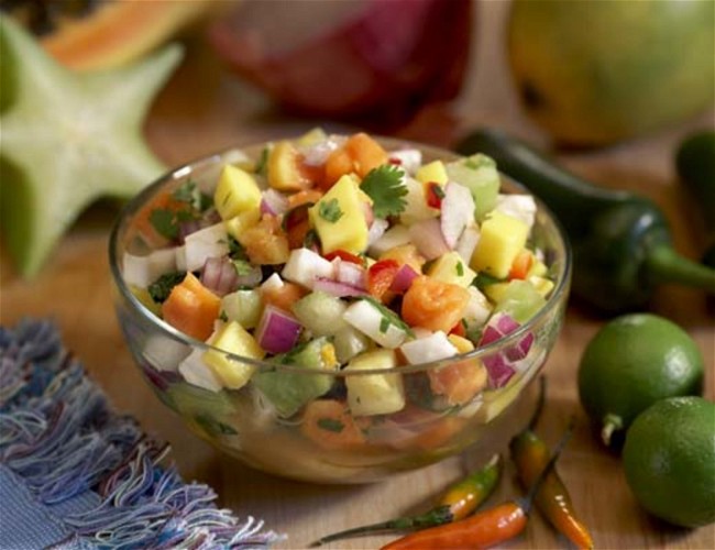 Image of Spicy Tropical Fruit Salsa