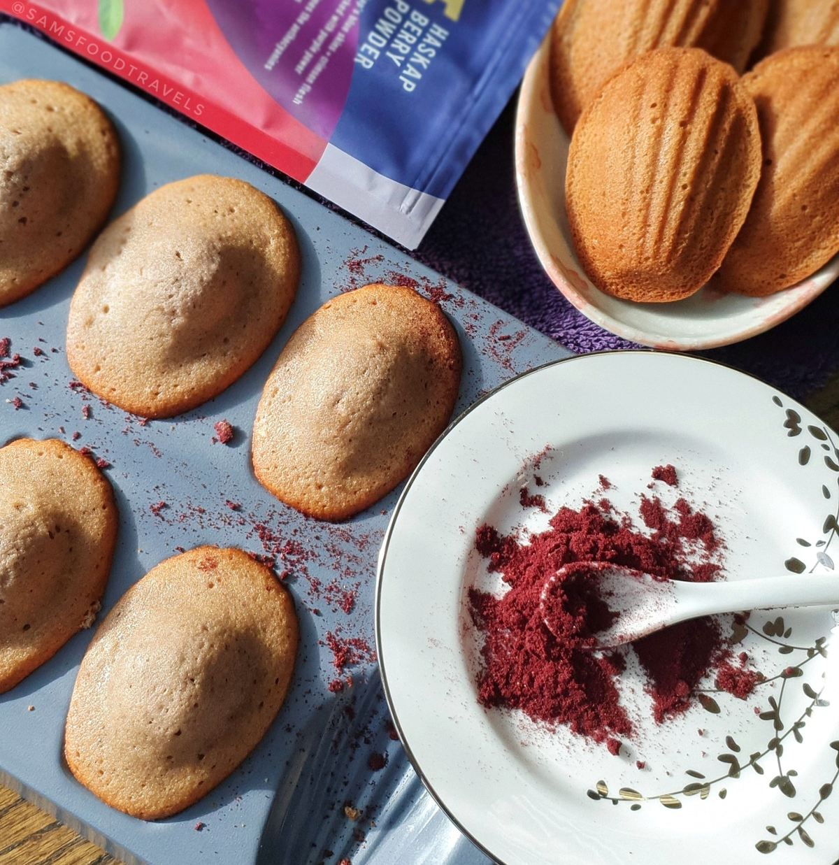 LEMON BERRY MADELEINES