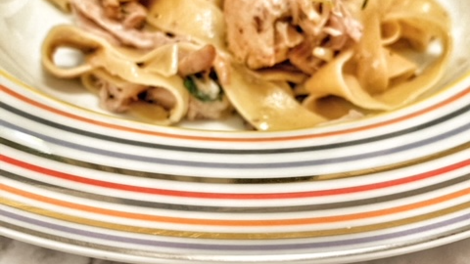 Image of Pappardelle with rabbit