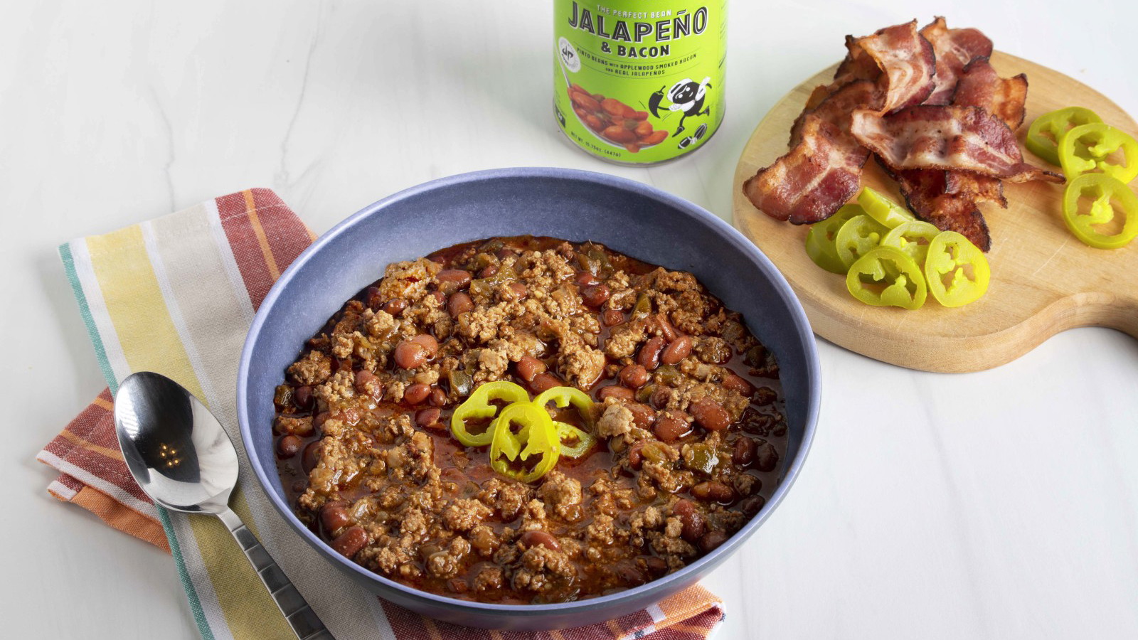 Image of Jalapeño Bacon Bean Turkey Chili