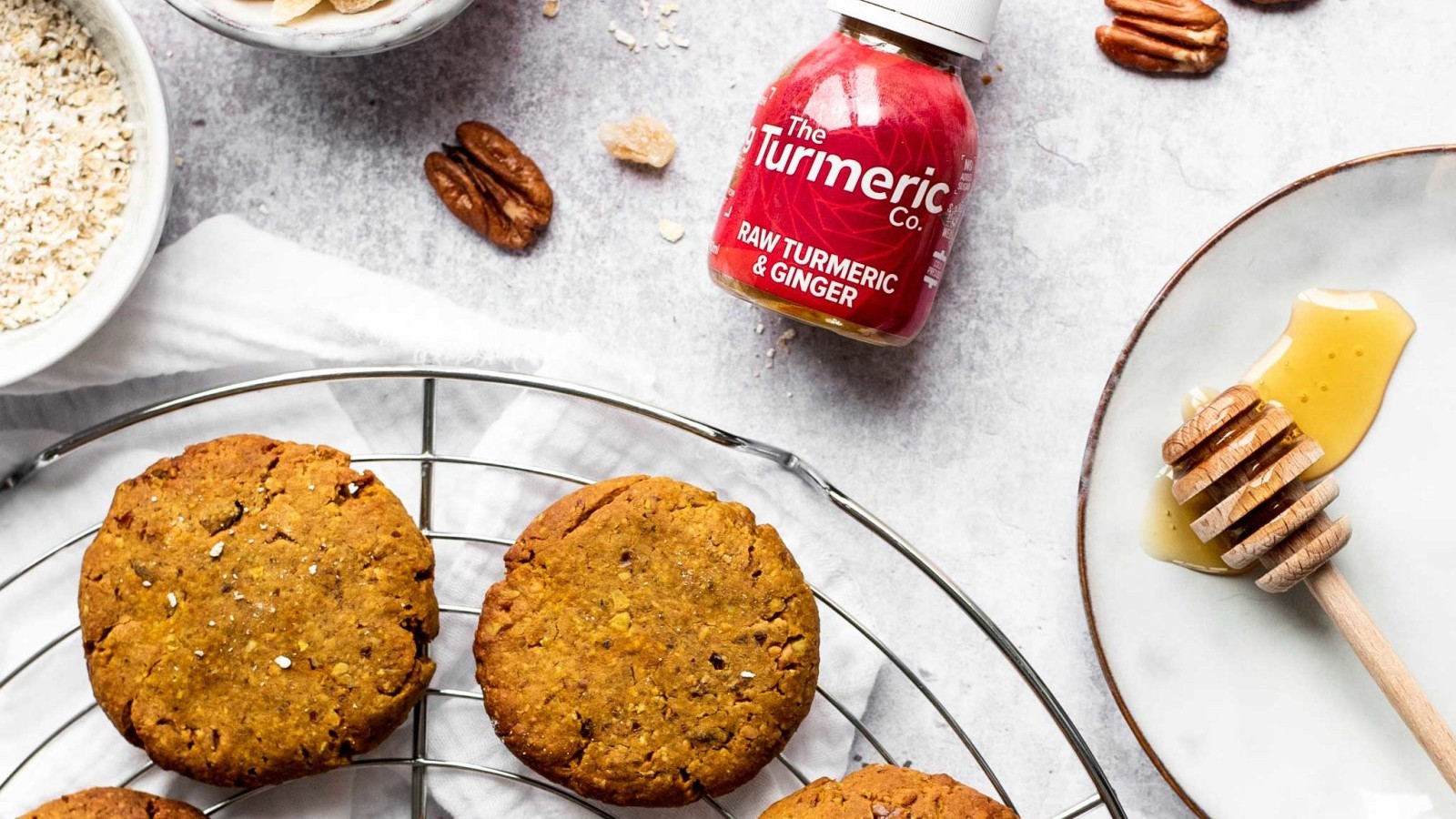 Image of Ginger Turmeric Biscuits 