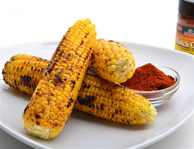 Image of Grilled Corn with Garlic Pepper Butter