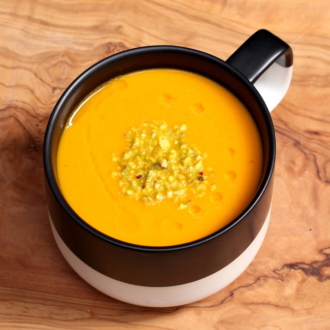 Image of Carrot and Leek Soup with Vadouvan