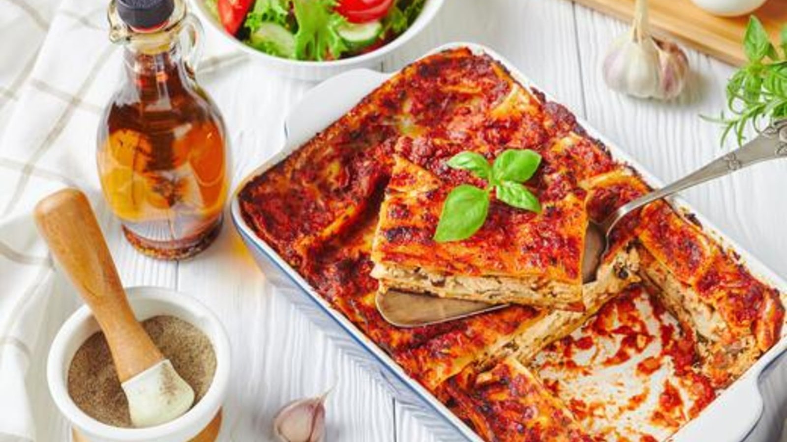 Image of Tofu Lasagna: Vegan Plant-Based Lasagna Recipe