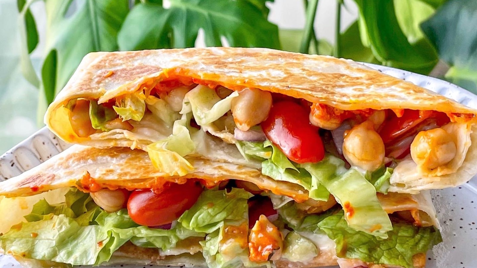 Image of Vegan Greek Inspired Crunch Wrap