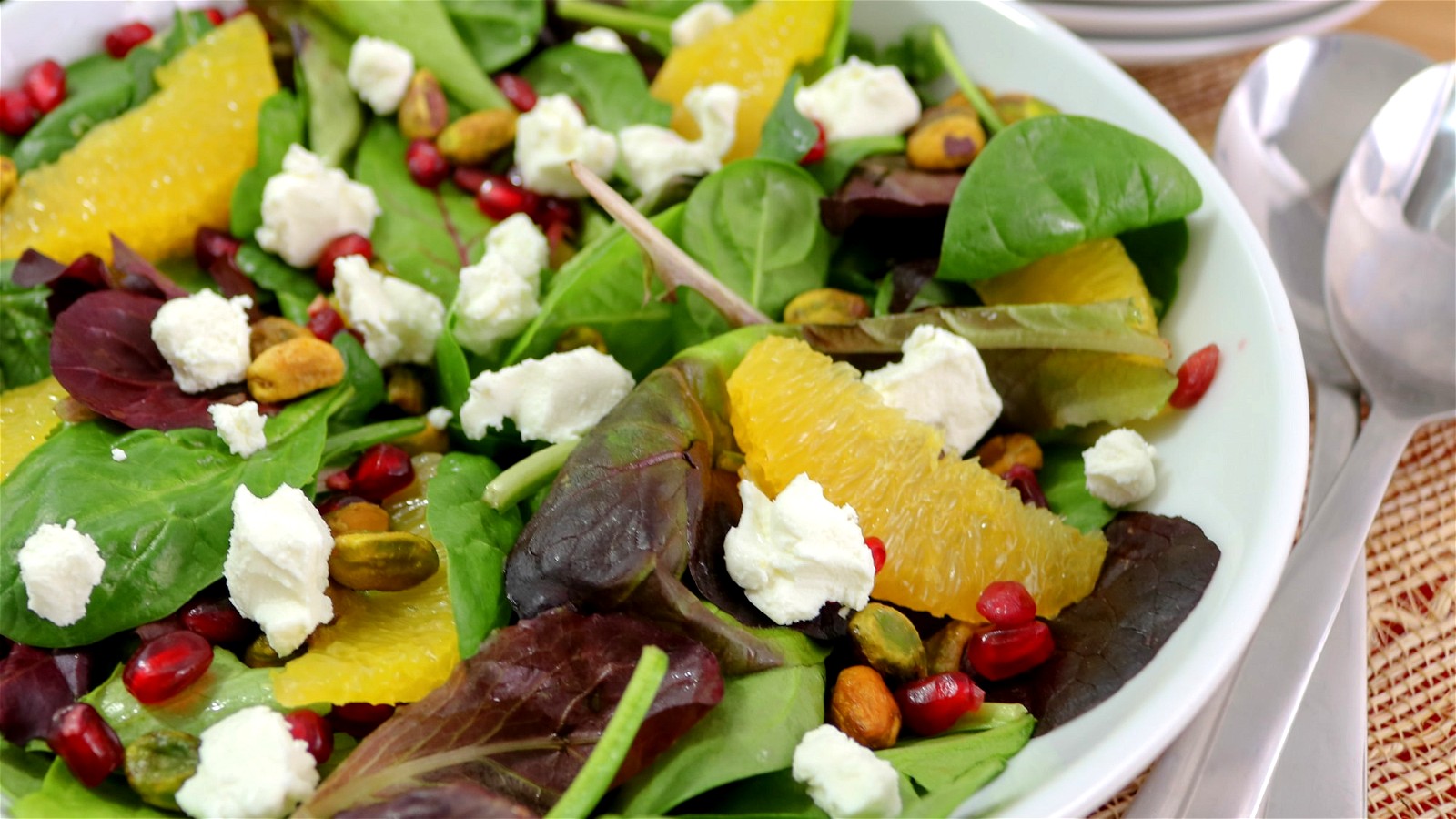 Image of Citrus Pomegranate Christmas Salad