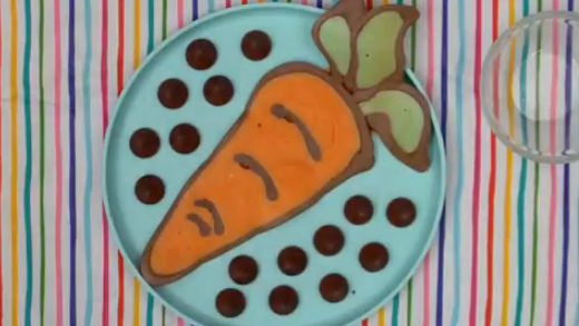 Image of How To Make Pancake Art: Carrot