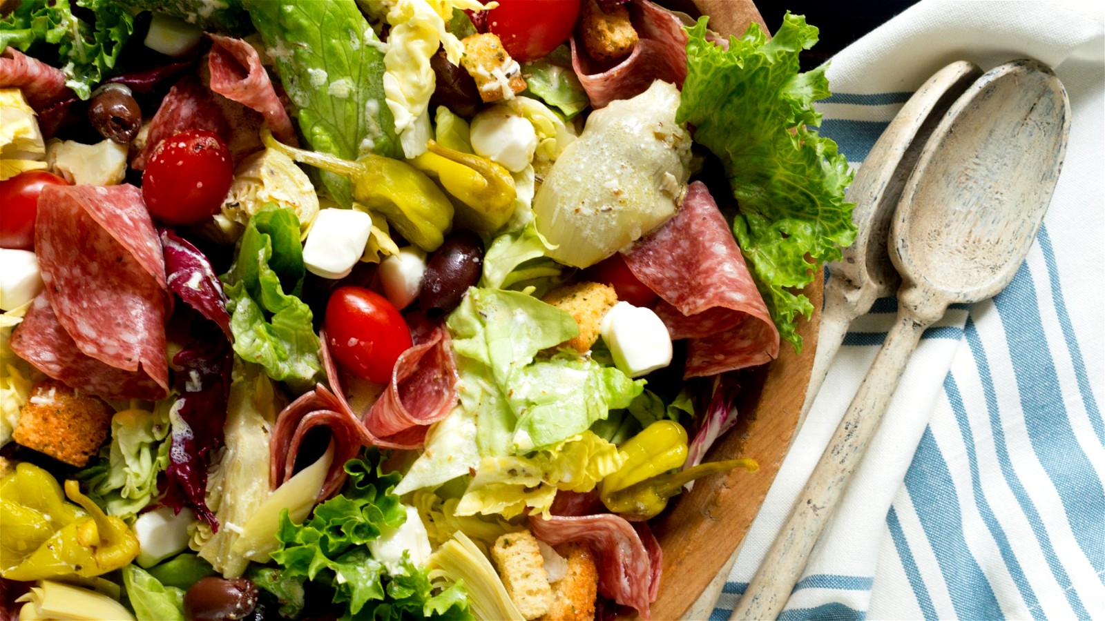 Image of Garden Salad Italian Dressing