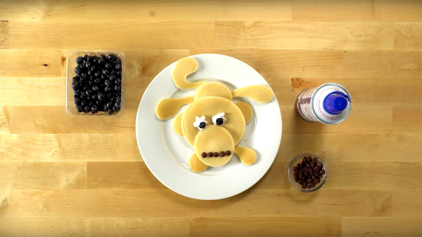 Image of How To Make Pancake Art: Monkey