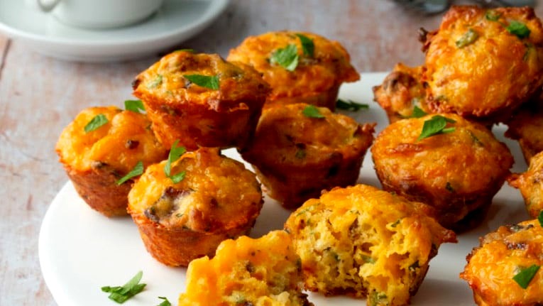 Image of Mini Cheddar-Bacon Muffins