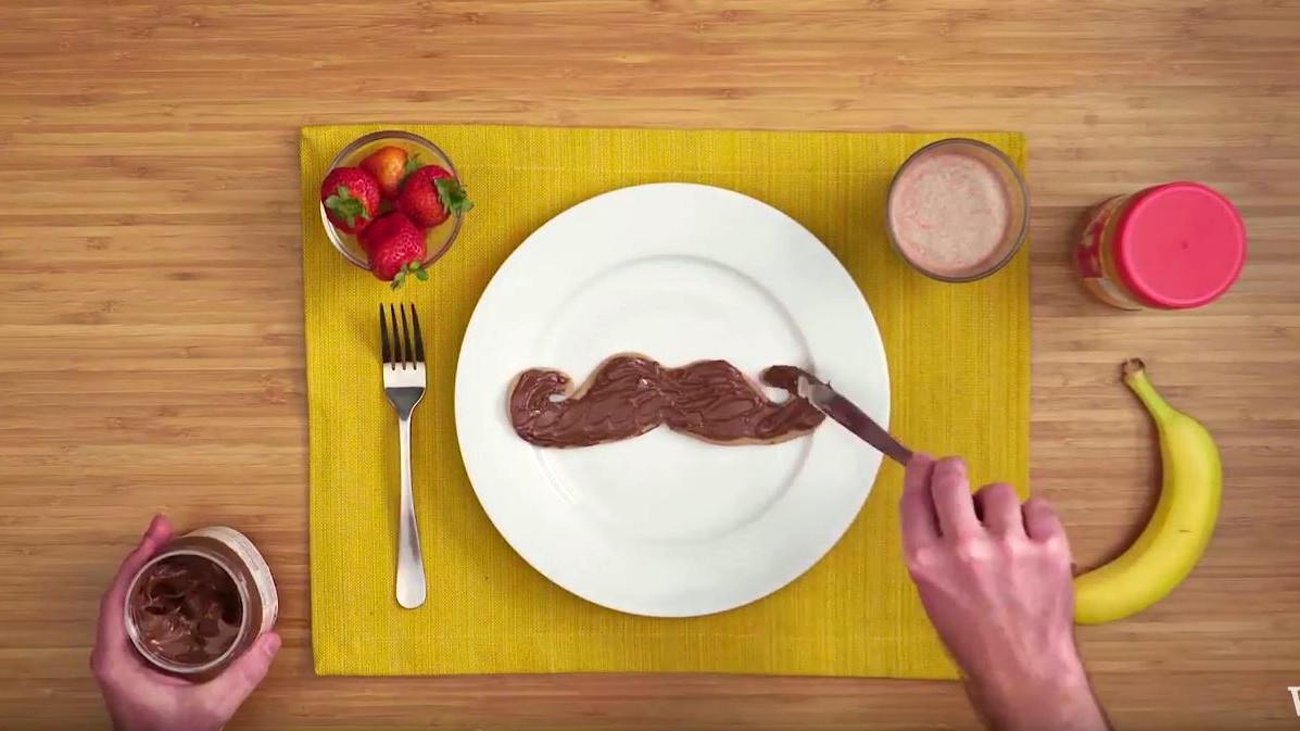 Image of Pancake Art: Mustache