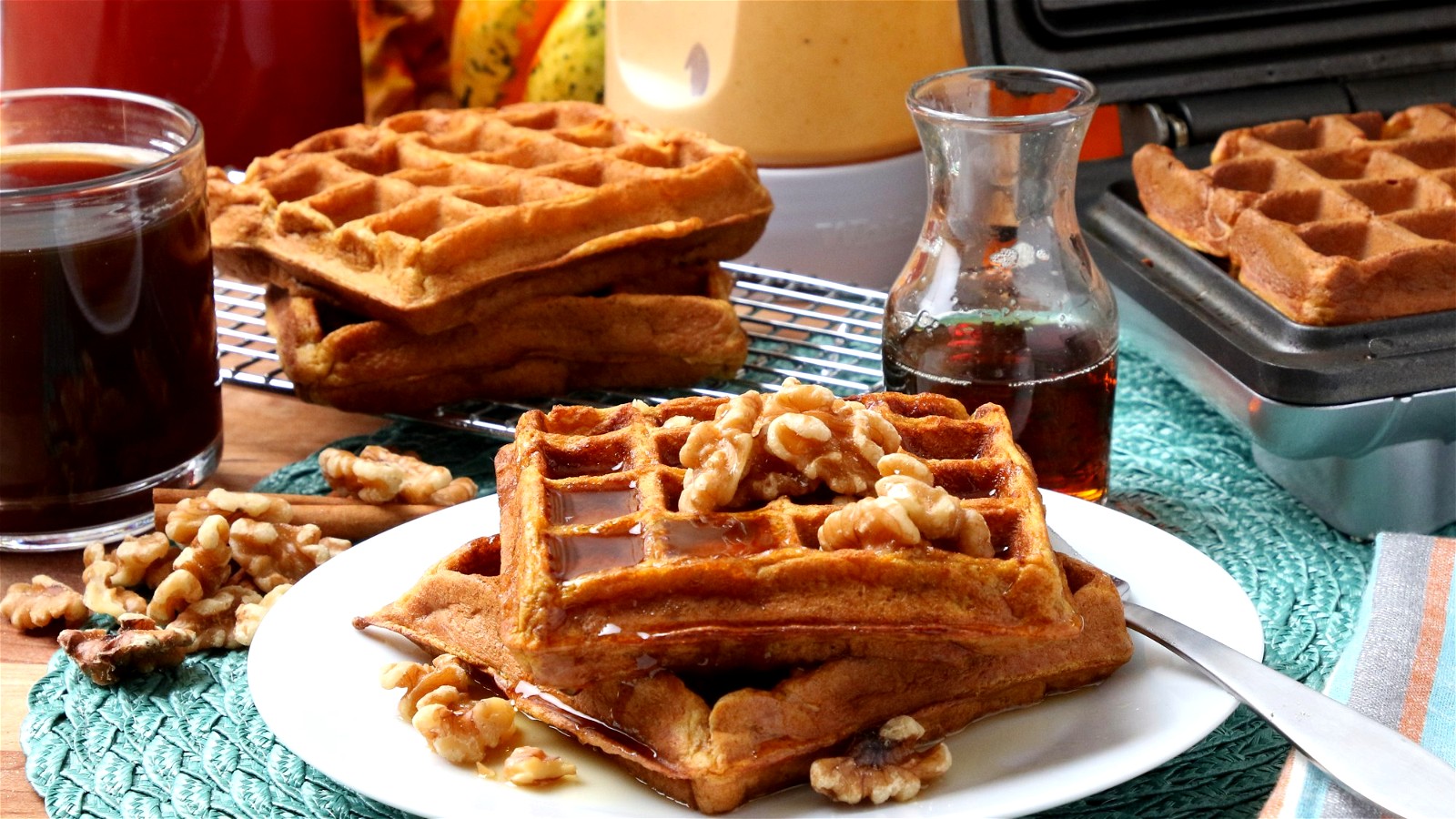 Image of Pumpkin Waffles