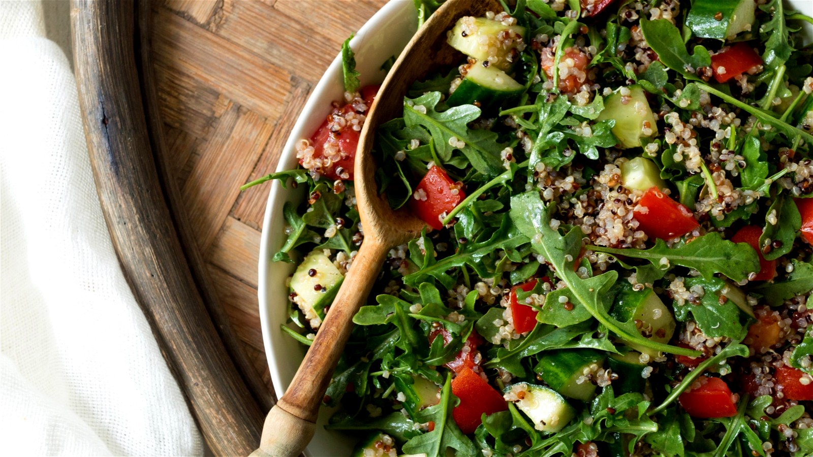 Image of Tomato, Cucumber and Quinoa Salad