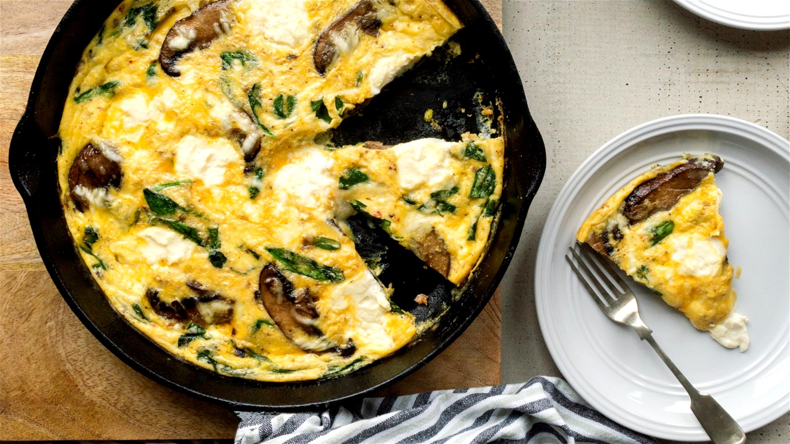 Image of Spinach Ricotta Frittata