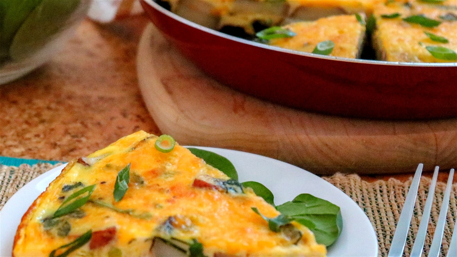 Image of Spinach and Potato Frittata