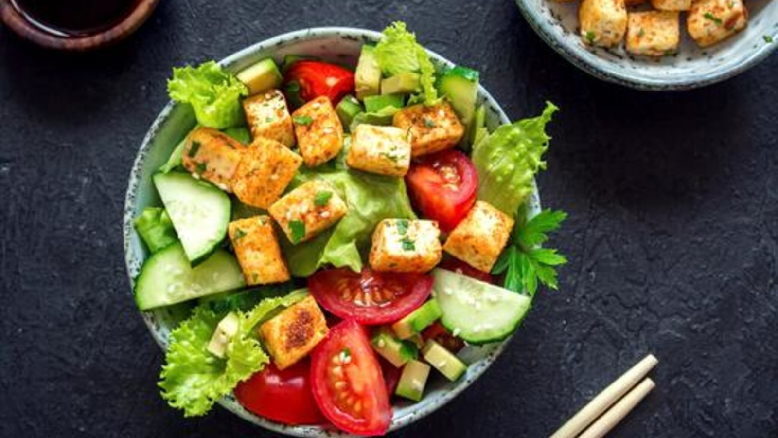 Image of Tofu Salad: Spicy Asian Salad