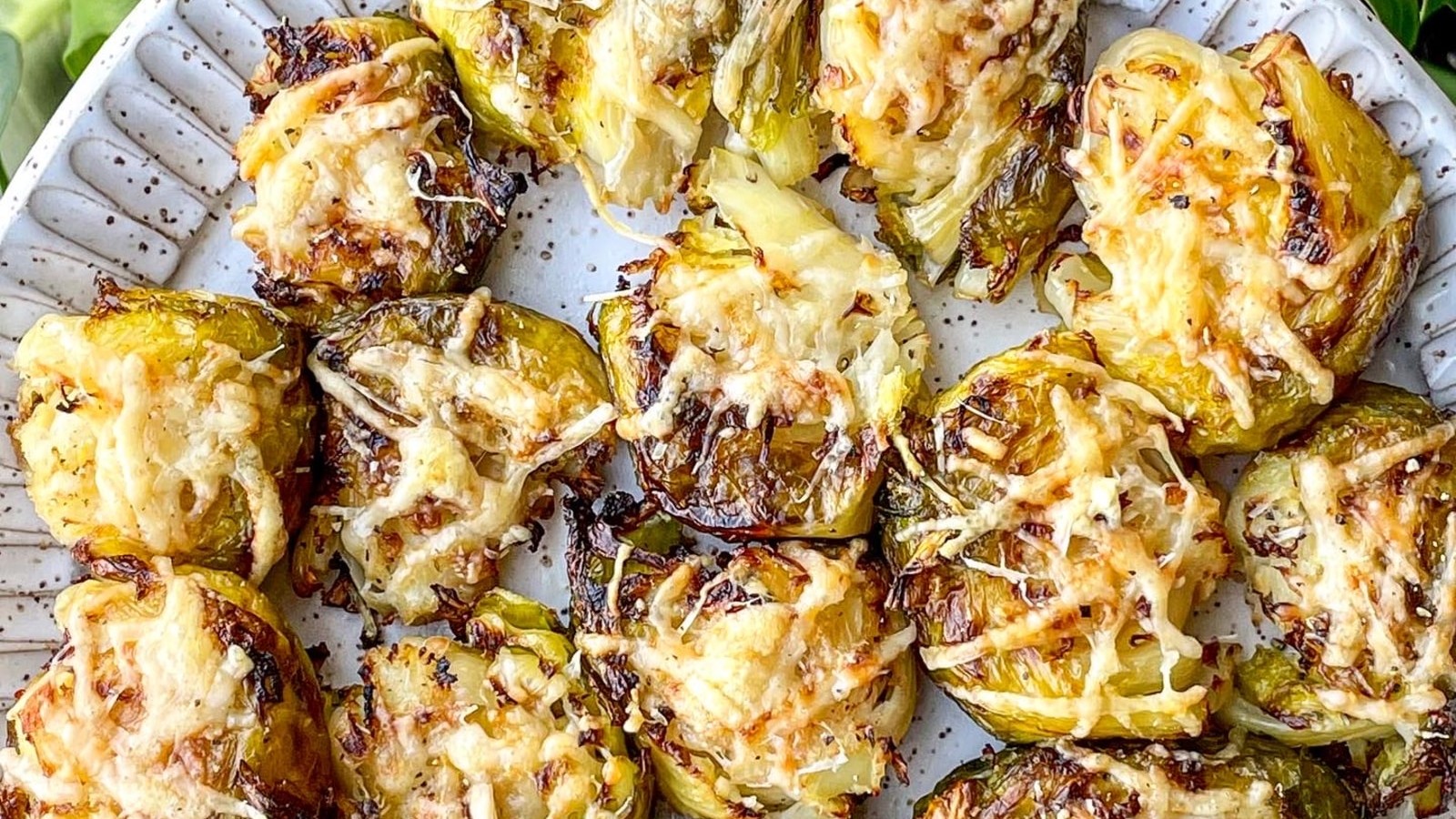 Image of Parmesan Crusted Smashed Brussels Sprouts