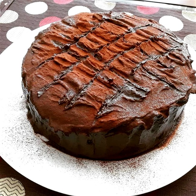 Image of Keto Friendly Chocolate Peanut Butter Cake