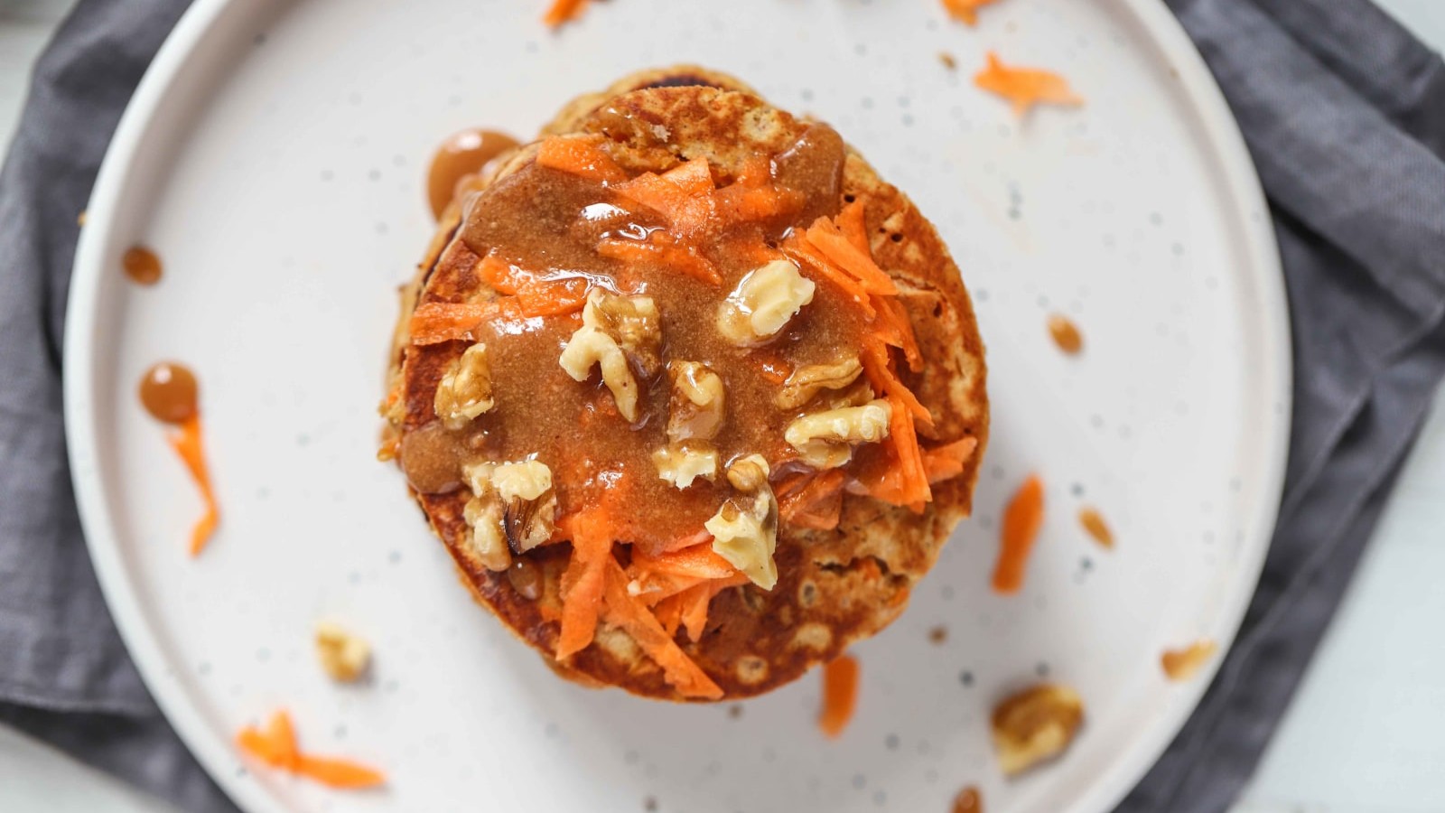 Image of Carrot Pancakes With Almond Caramel
