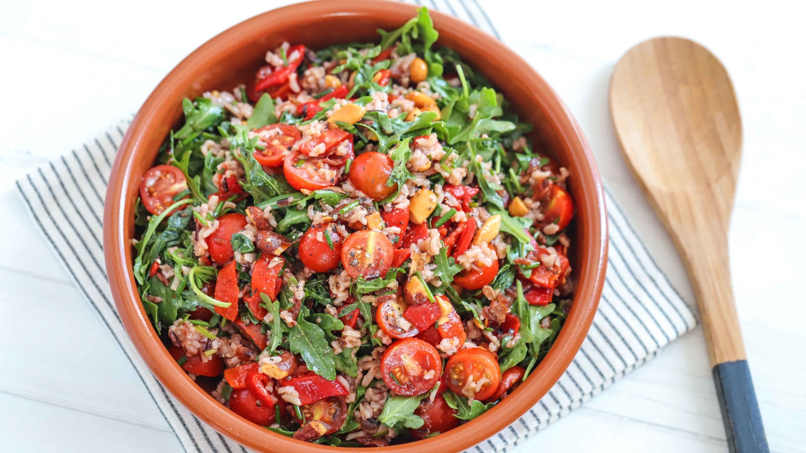 Image of Wild Rice, Tomato & Rocket Balsamic Salad