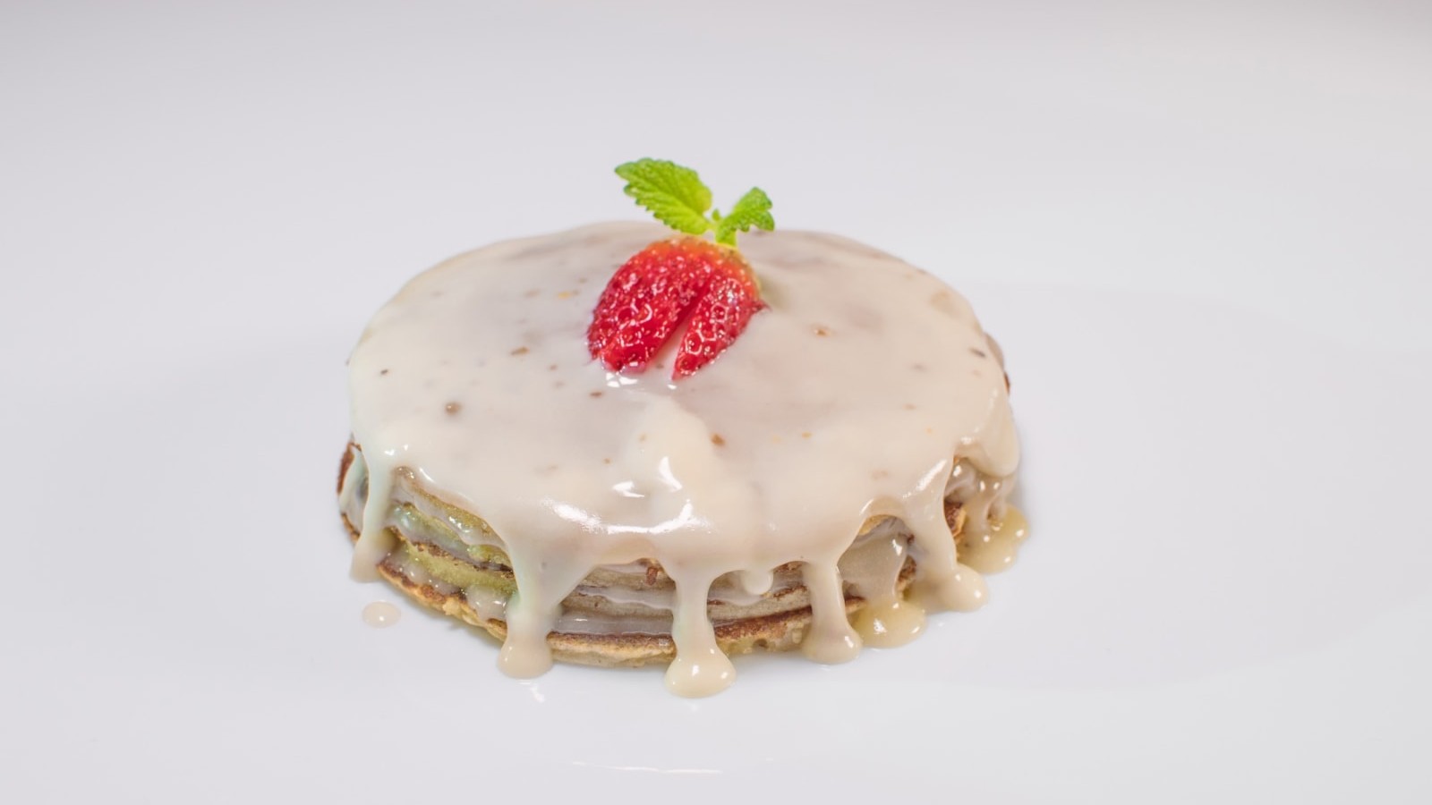 Image of Pancakes with white choco Truffle cream
