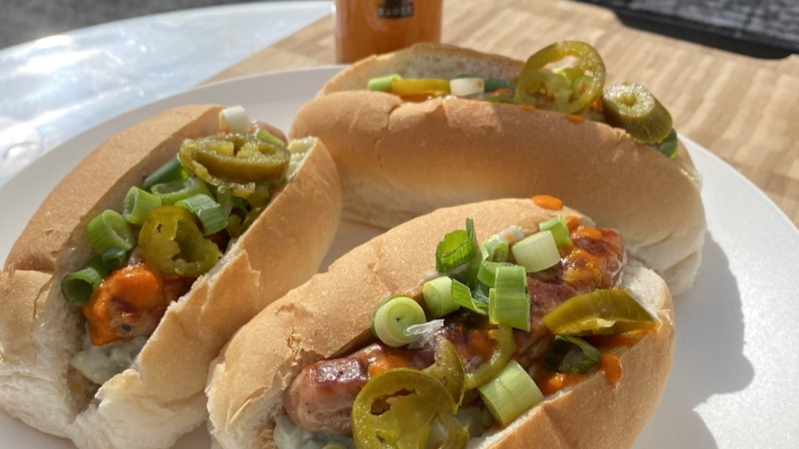 Image of Buffalo Blue Cheese Hotdogs 