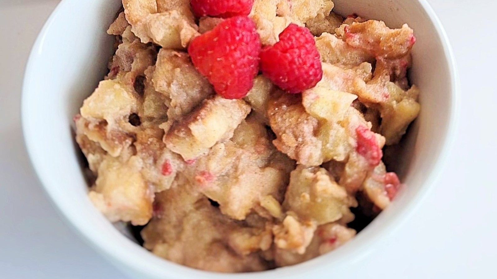 Image of Apple Raspberry Bread Pudding