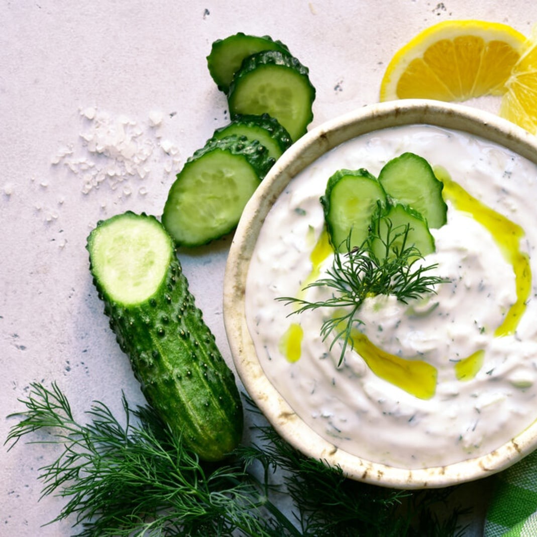 Tzatziki (Low Fat Yogurt & Cucumber Dip)