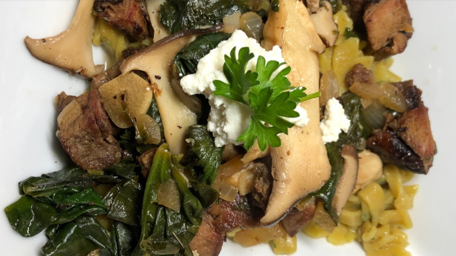 Mushroom & Pork ‘Ulu Pasta