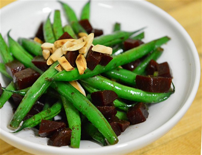 Image of French Bean Salad with Melissa's Baby Red Beets