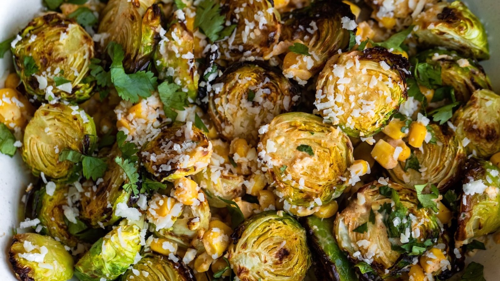 Image of Street Corn Brussels Sprouts