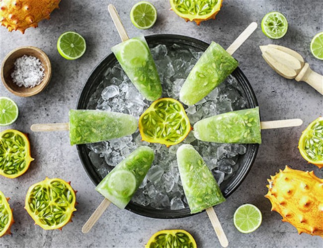 Image of Kiwano Margarita Popsicles