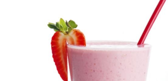 Strawberry Sunrise Protein Shake