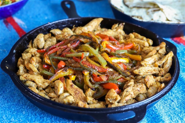 Image of Elote Loco Chicken Fajitas