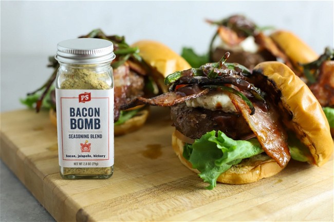 Image of Bacon Bomb Jalapeño Popper Burger