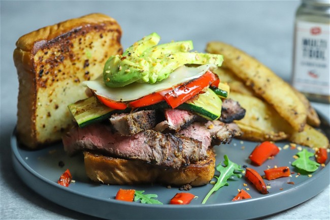 Image of Whipped Goat Cheese Steak Sandwich