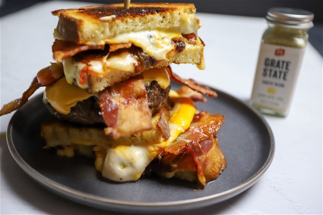 Image of Cheesehead Grilled Cheese Burger