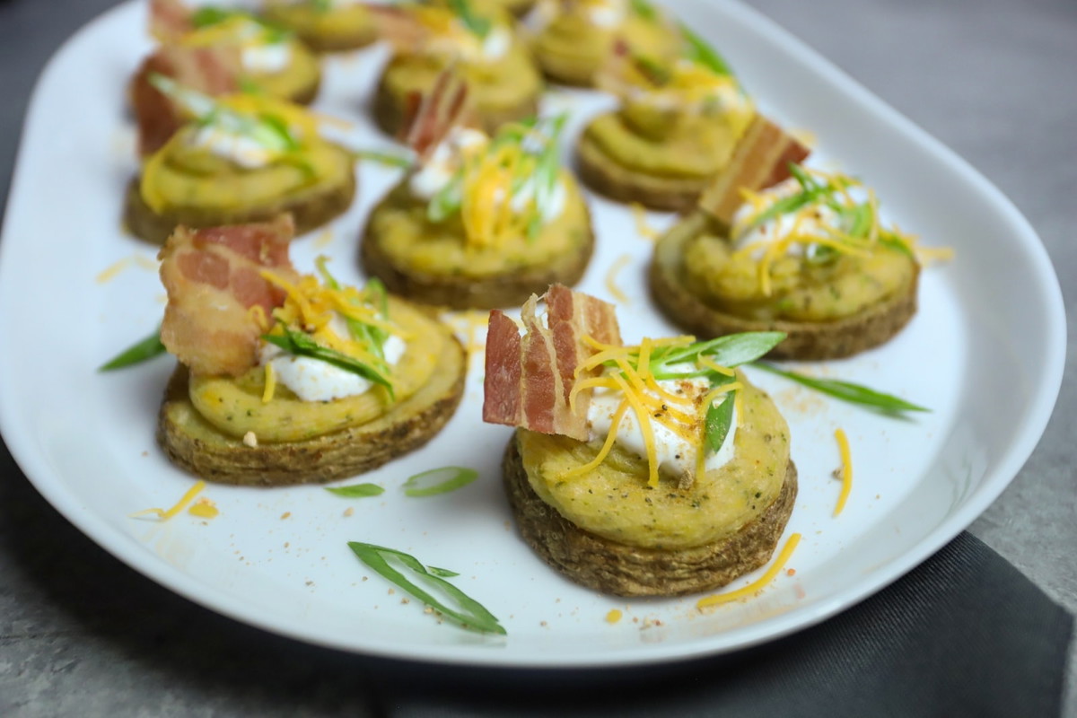 Twice Bakes Loaded Potato Slides
